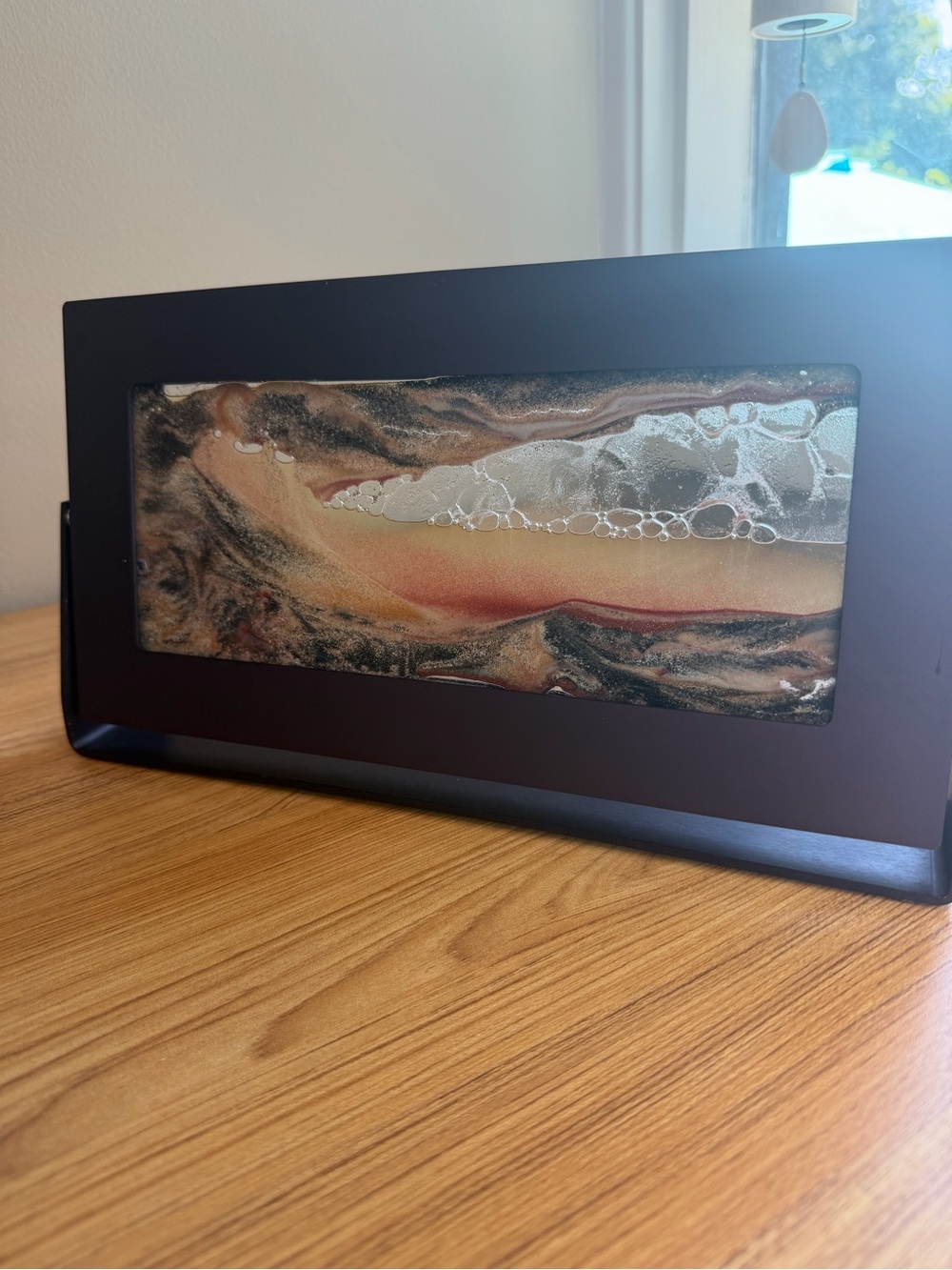 Moving Sand Art Picture | 12” x 6.5” | Ever-Changing Liquid Sand Display